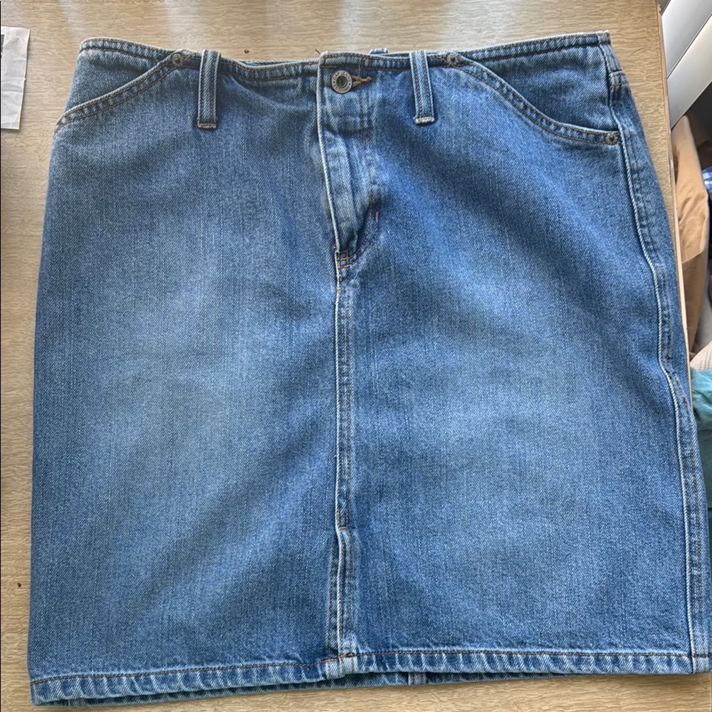 Gap Blue Denim Skirt
